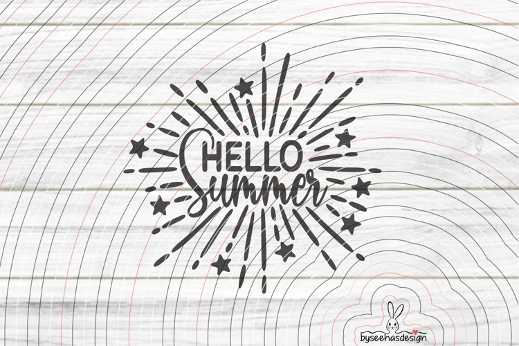 Hello Summer Svg Image 11