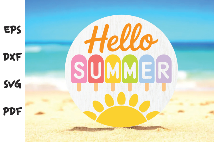 Hello Summer Svg Image 20