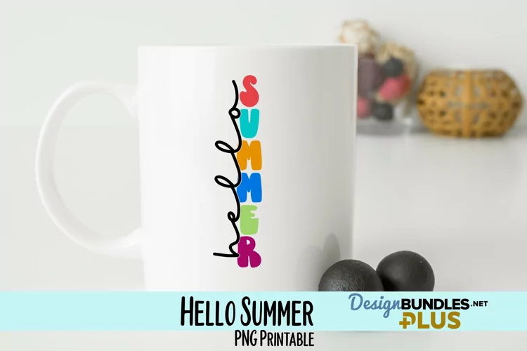 Hello Summer Sublimation PNG