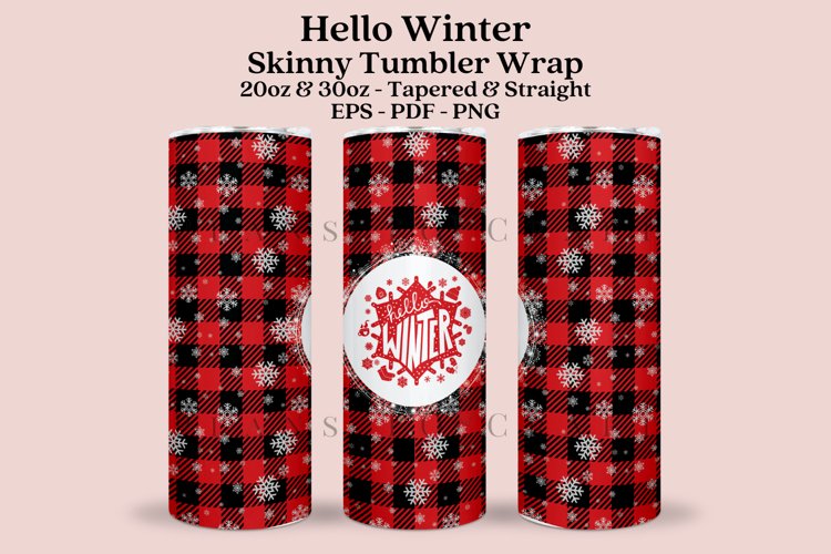 Christmas Tumbler Wrap Image 4