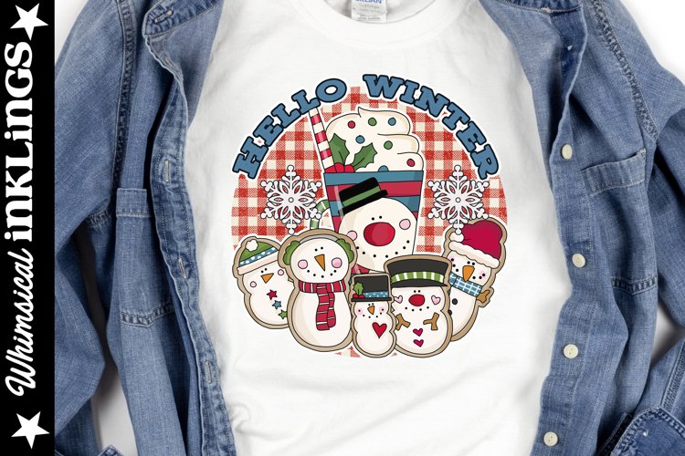 Cute Snowman Clipart Image 21