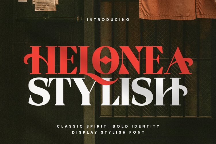 Helonea Bold Display Font