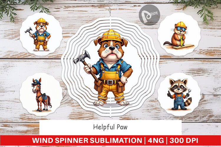 Helpful Paws Wind Spinner example image 1