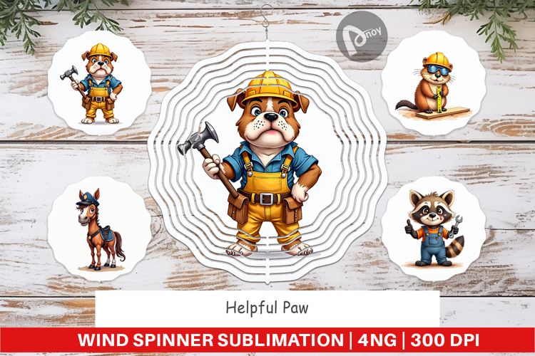 Helpful Paws Wind Spinner