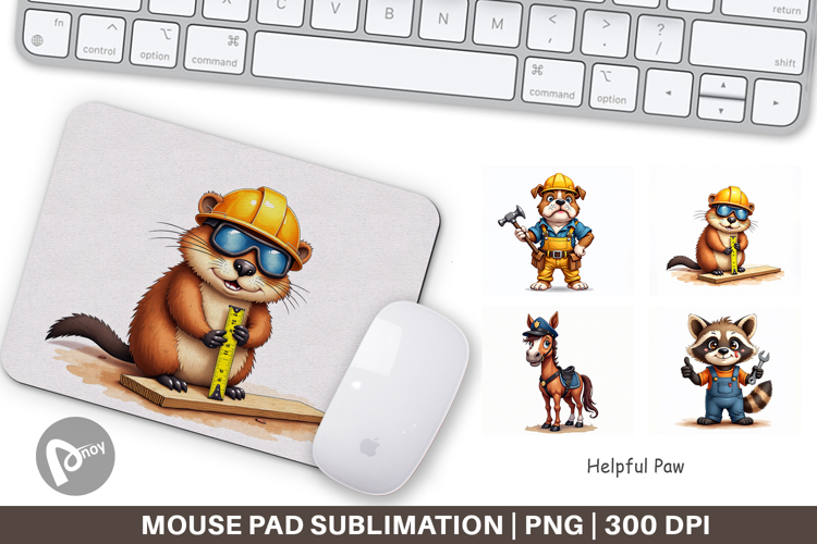 Helpful Paws Mouse Pad