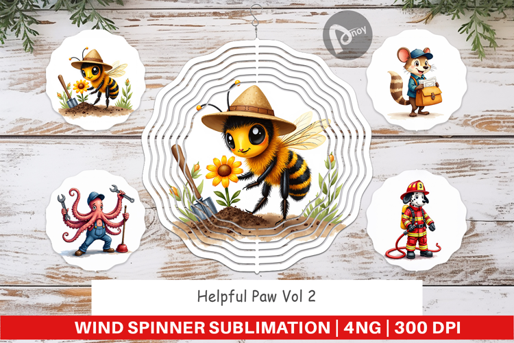 Helpful Paws Wind Spinner