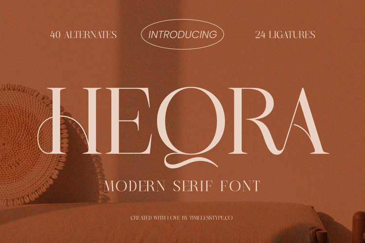 Heqra - Modern Serif Font