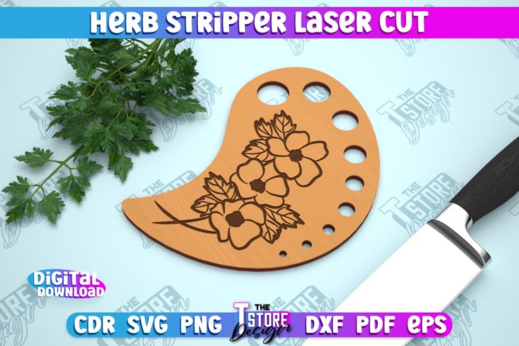 Herb Stripper | Kitchen Supplies | Herb Remover | CNC File