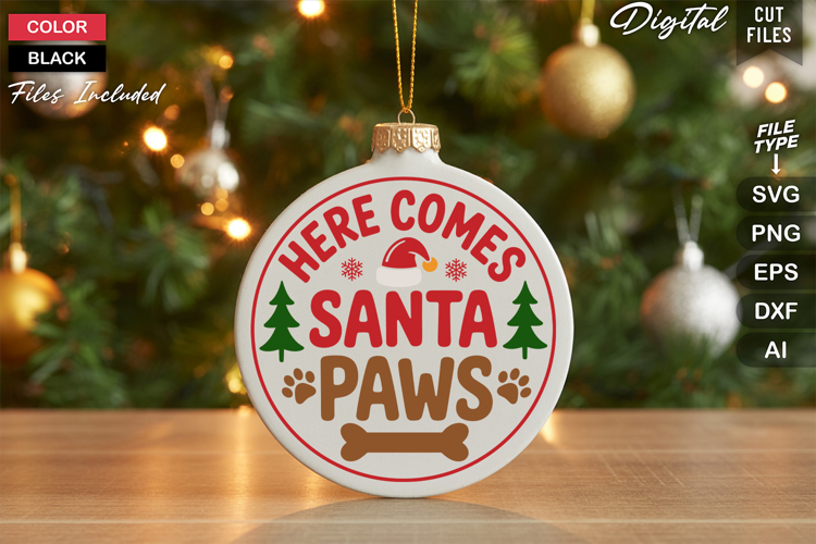 Funny Christmas Ornament Svg Image 20