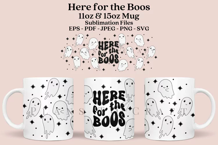Here for the Boos Mug Sublimation Wrap 11oz - 15oz