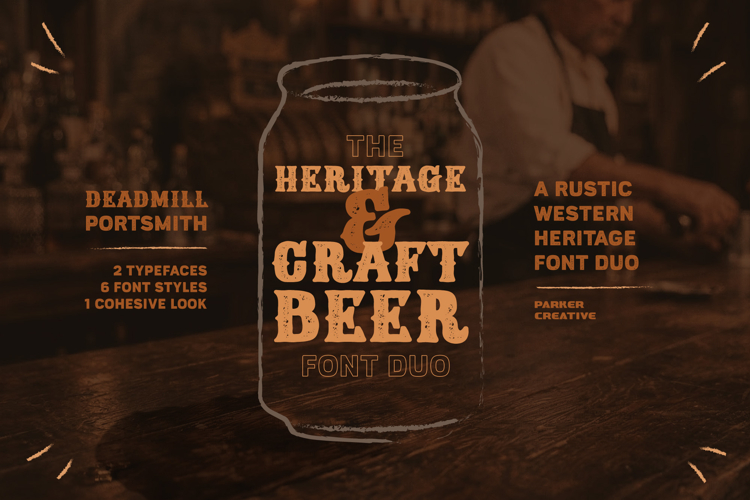 Rustic Western Heritage Font Duo