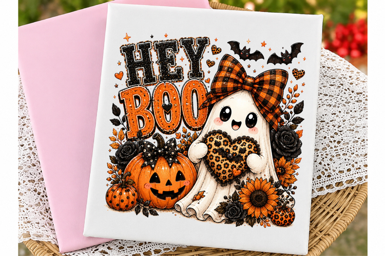 Hey Boo Ghost halloween png