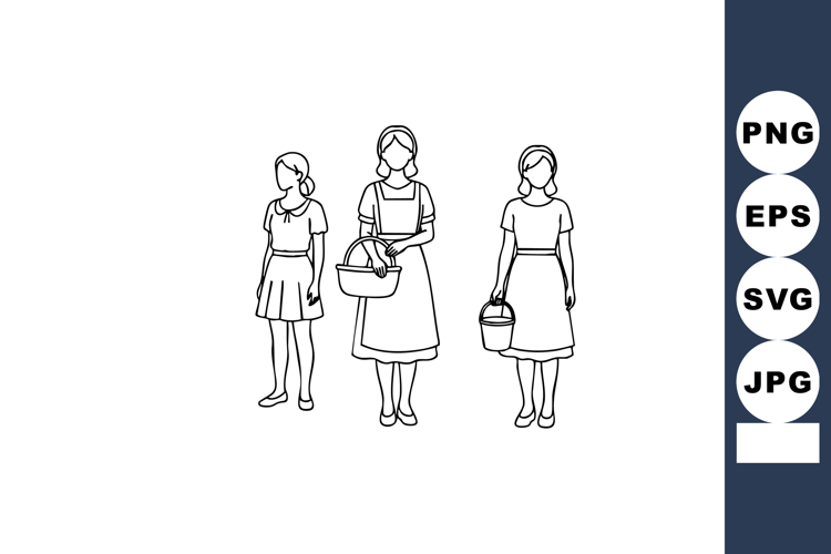 Women Clipart Image 3