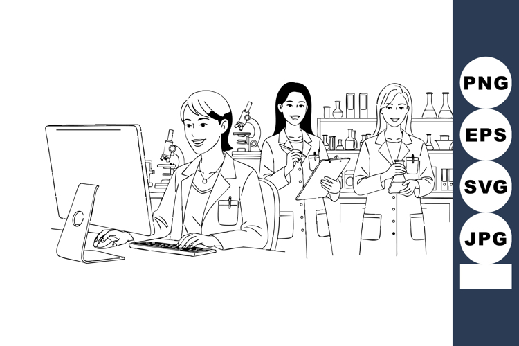 Laboratory Clipart Image 3