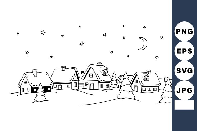 Village Clipart Image 2