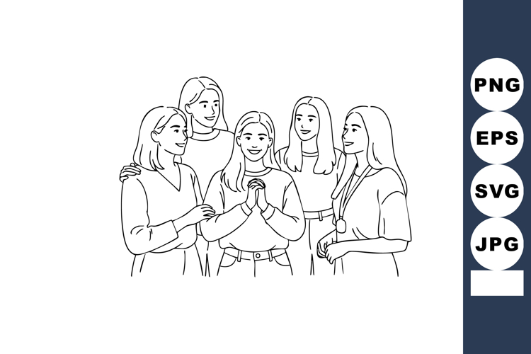 Women Clipart Image 9