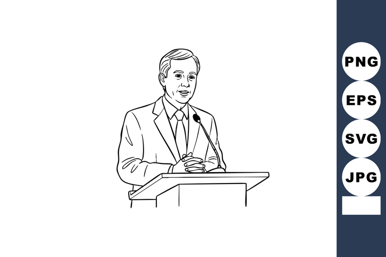 Podium Clipart Image 3