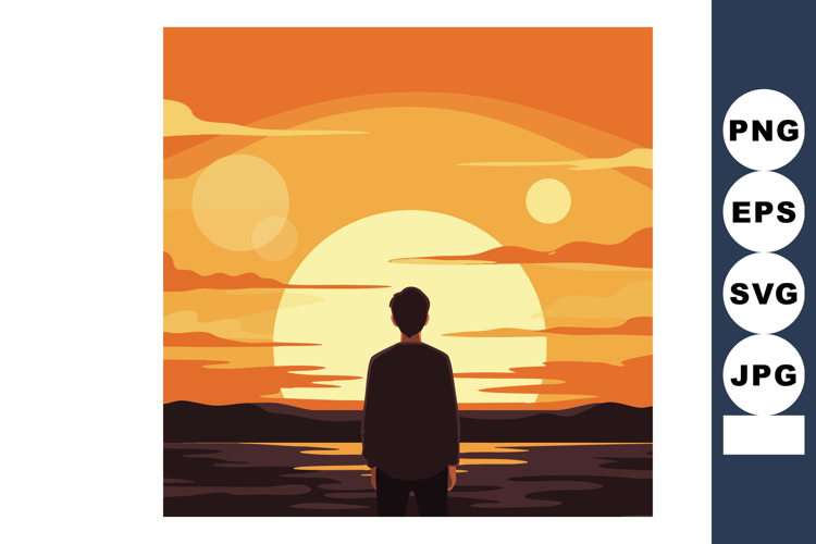Sunset Clipart Image 15