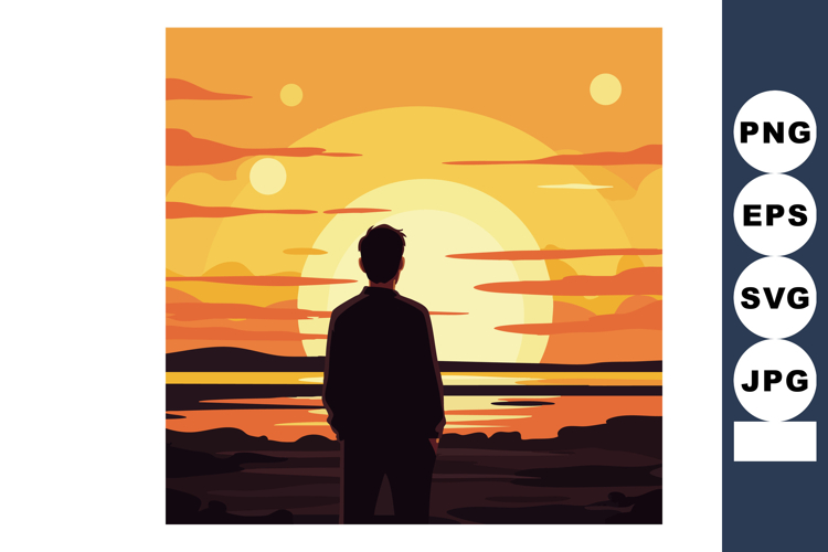 Sunset Clipart Image 14