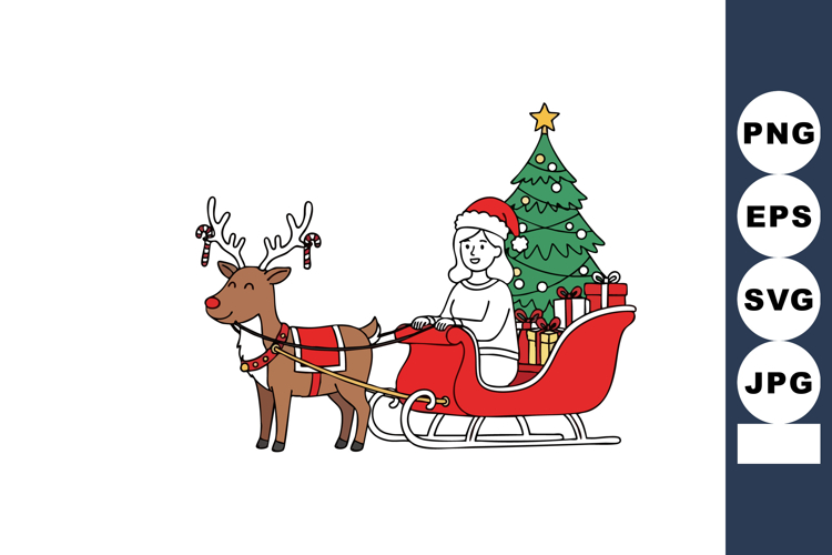 Reindeer Clipart Image 5