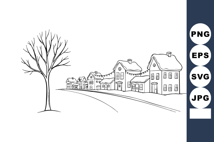Village Clipart Image 4