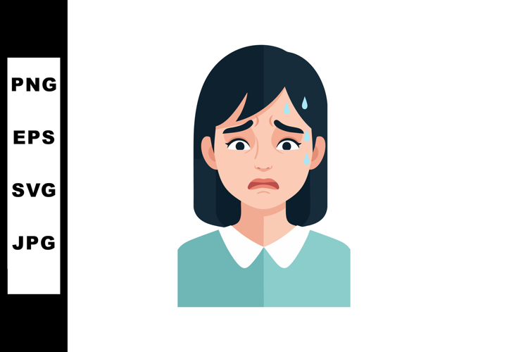 Sweating Clipart Image 4