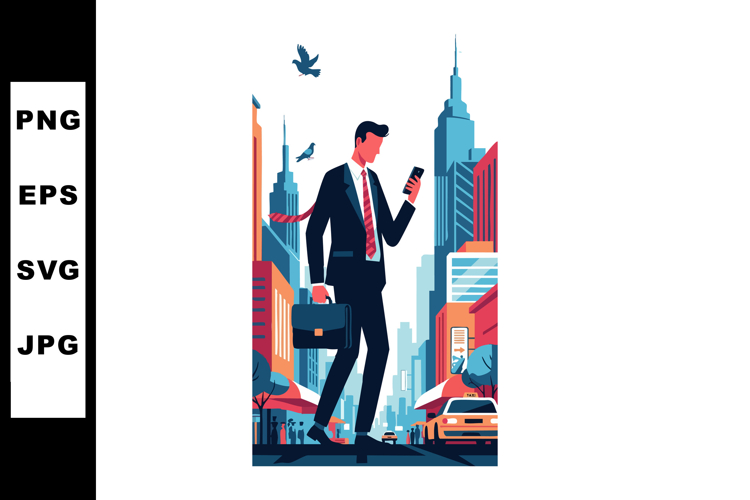Businessman Clipart Image 16