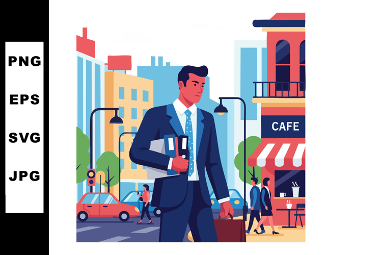 Businessman Clipart Image 15