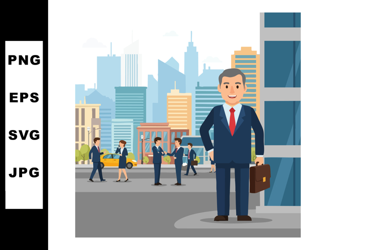 Businessman Clipart Image 4