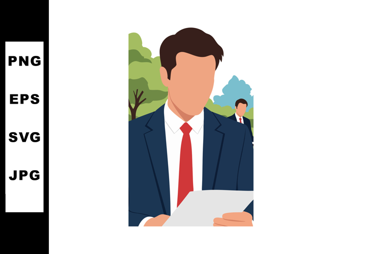 Businessman Clipart Image 2