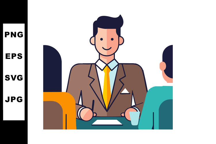 Businessman Clipart Image 23