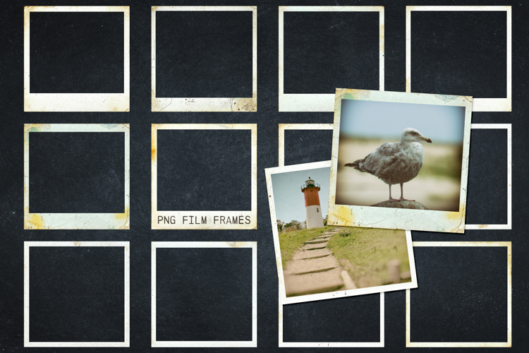Retro PNG Film Frames Collection