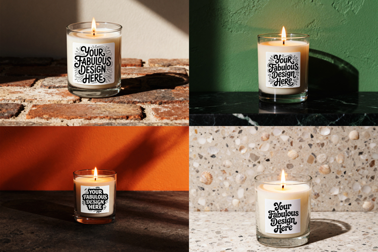 Candle Mockup Image 14