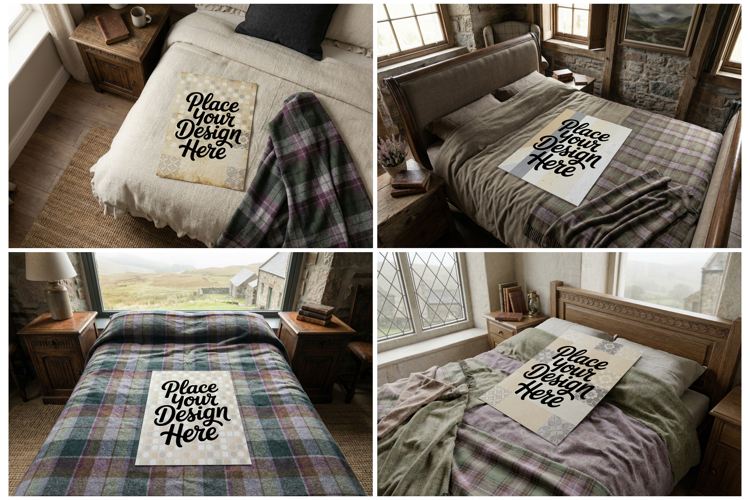 Balmoral Heritage Poster Mockup Collection - JPG - PSD