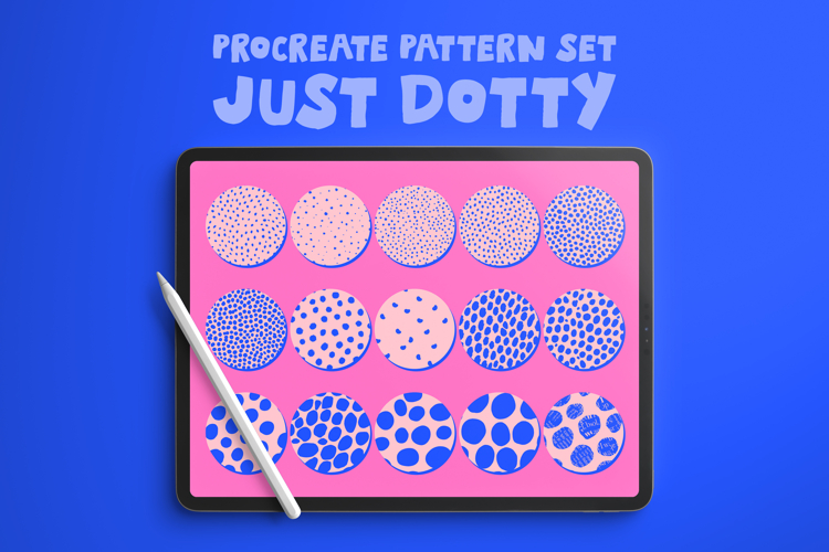 Just Dotty Procreate Pattern Brush Set