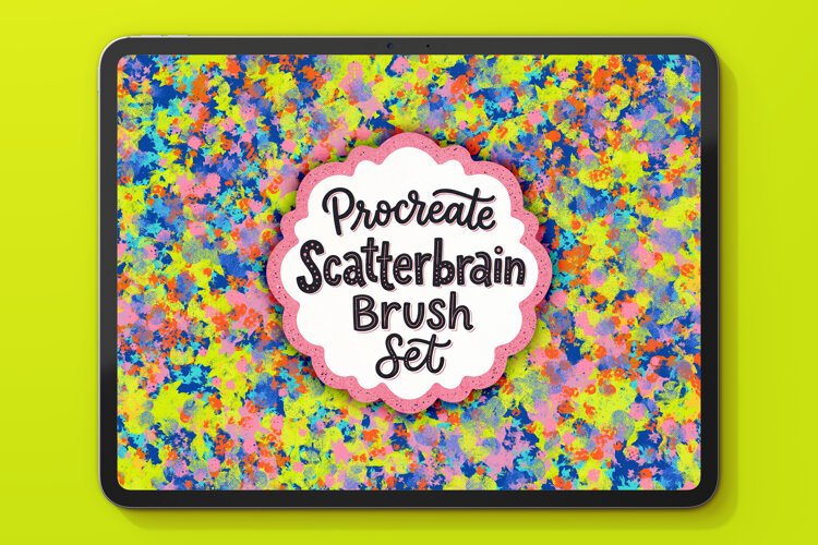 Scatterbrain Procreate Scatter Brushes example image 1