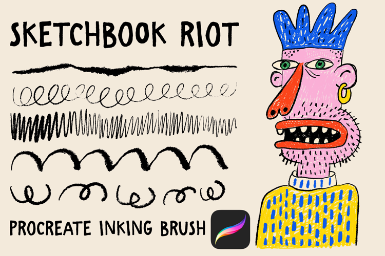 Sketchbook Riot Procreate Inking Brush