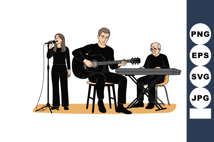 Singer Clipart