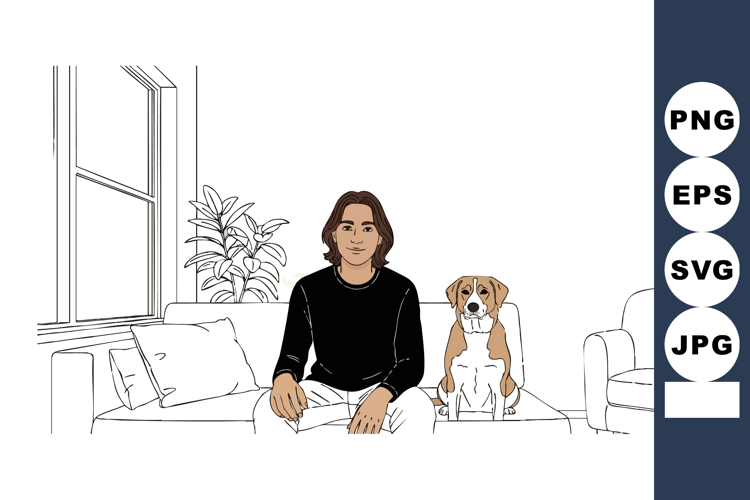 Meditation Clipart Image 19