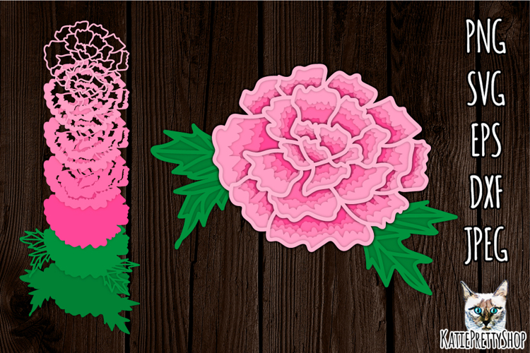 Layered Flower Svg Image 18