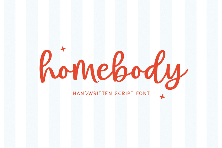 Homebody - Handwritten Script Font