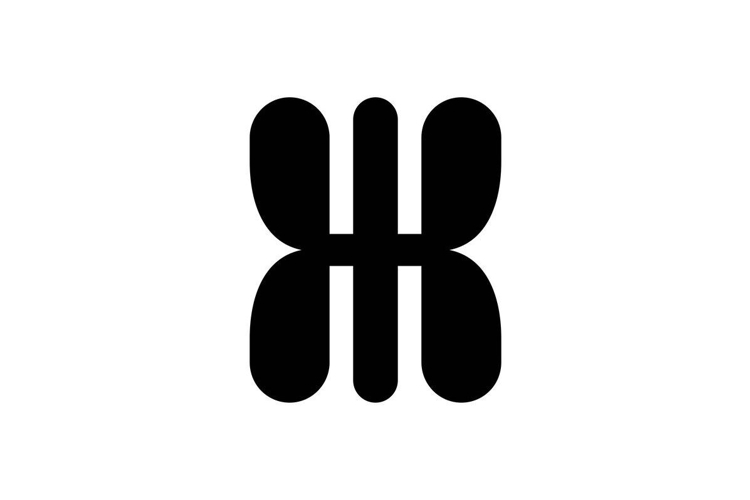 HI IH logo design