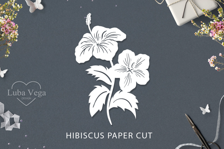 Hibiscus Flower Svg Image 9