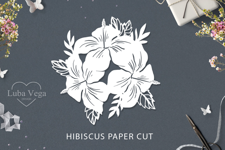Hibiscus Flower Svg Image 8