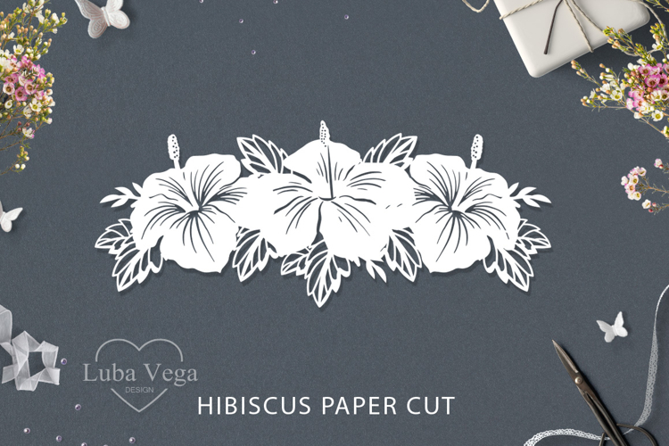 Hibiscus Flower Svg Image 7
