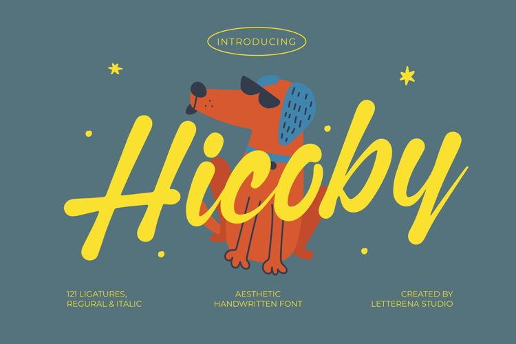 Hicoby - Aesthetic Handwritten Font