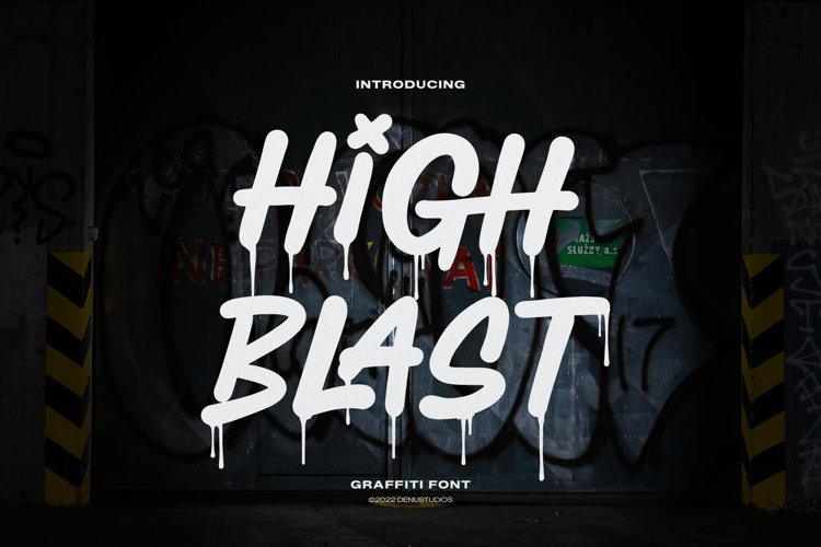 High Blast | Graffiti Font