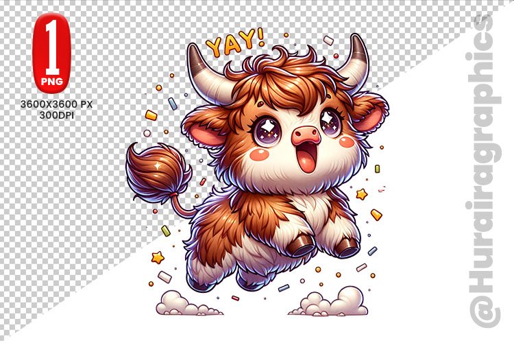 Highland Cow Clipart Image 16