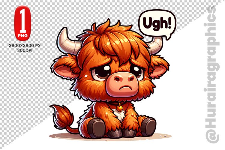 Highland Cow Clipart Image 17