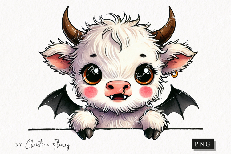 Cute Vampire Clipart Image 8